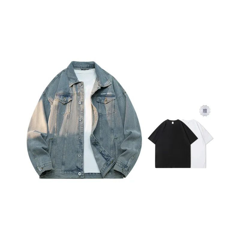 BOBBY ABLEY Denim Jackets Unisex-8