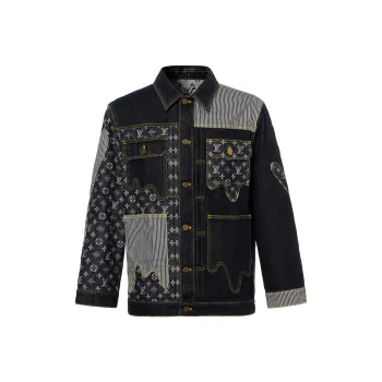 LOUIS VUITTON X Nigo Monogram Crazy Denim Workwear Jacket