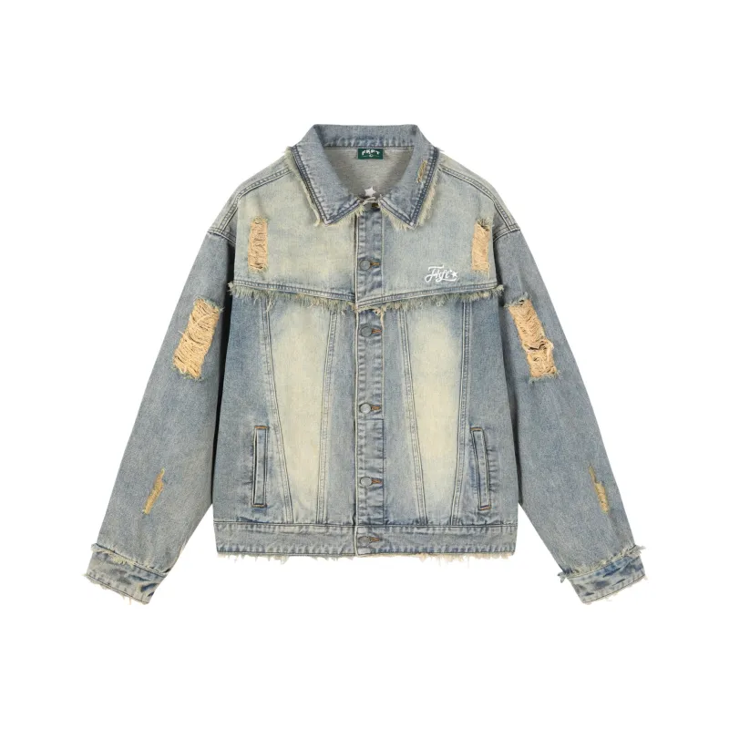 FKFT Denim Jackets Unisex-5