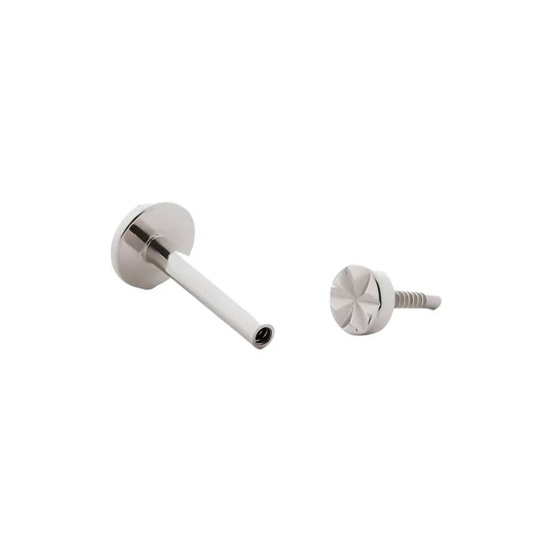 Monica Vinader 14kt White Gold Siren Star Single Earring-1