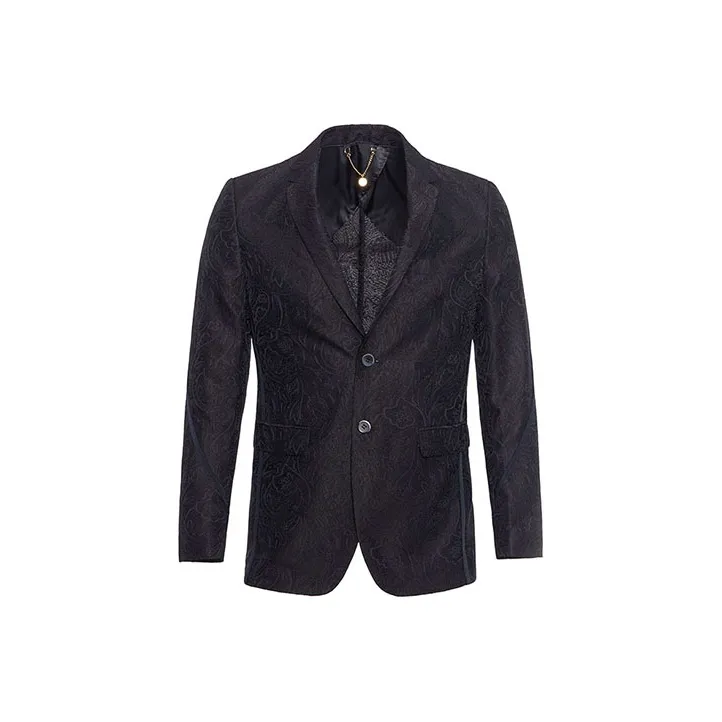 DAVID NAMAN Business Suits Men Navy Blue-0