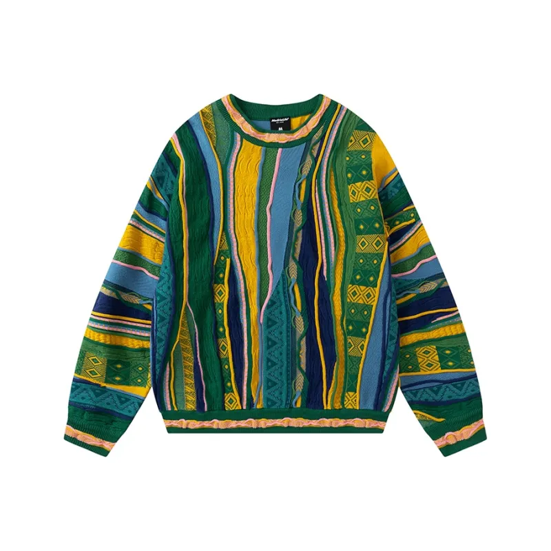 MEDRIA Knitwear Unisex Blue Yellow-0