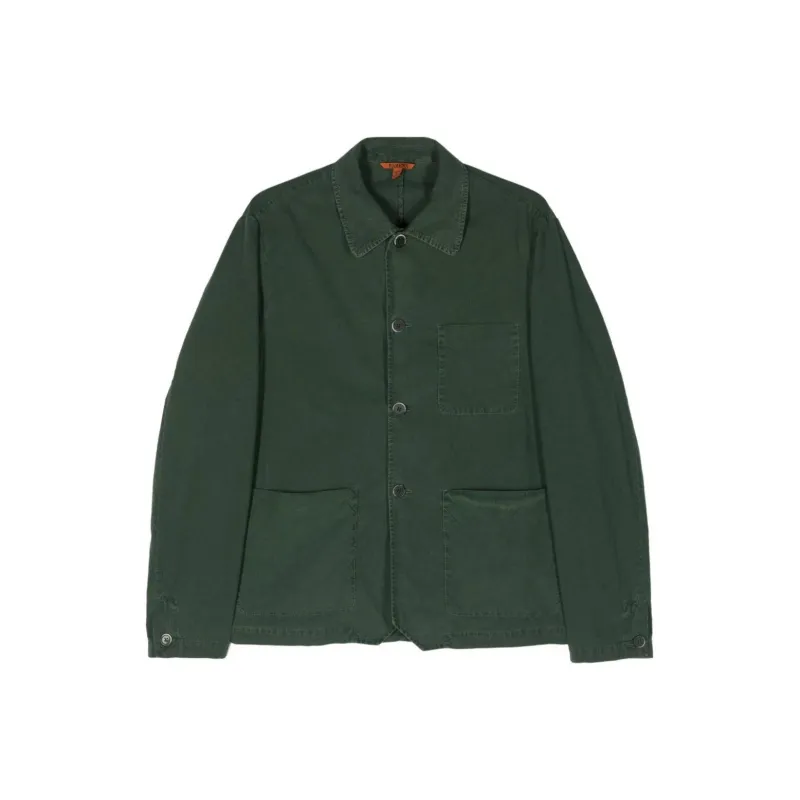 BARENA SS24 Jackets Coats Men's Feather Green-0