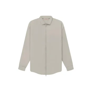 Fear Of God Essentials Logo print Padded Shirt Jacket