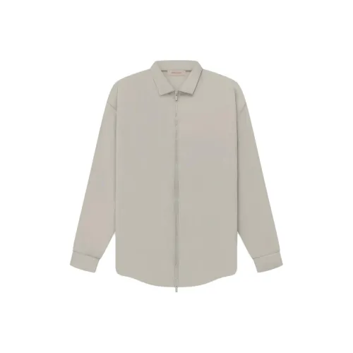 Fear Of God Essentials Logo print Padded Shirt Jacket