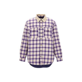 ISABEL MARANT Checked Shirt Jacket