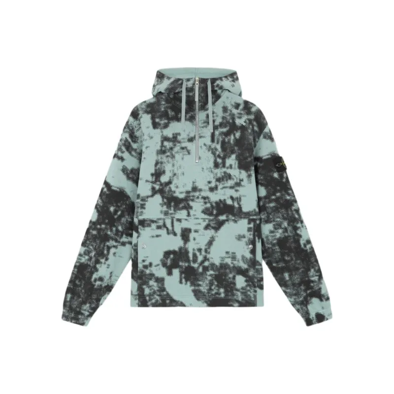 STONE ISLAND Abstract-print Hoodie-0