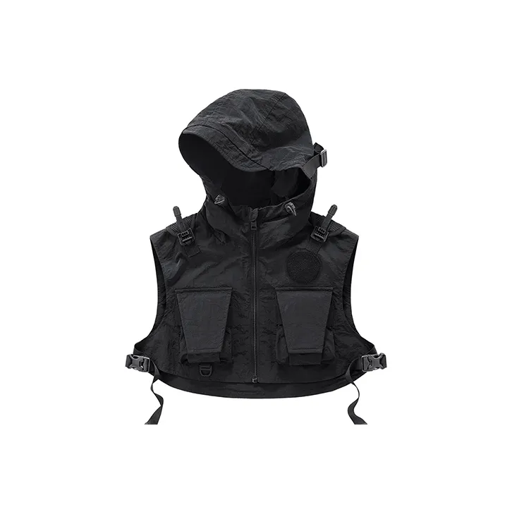 VIP Loose Fit Vest Unisex Black-0