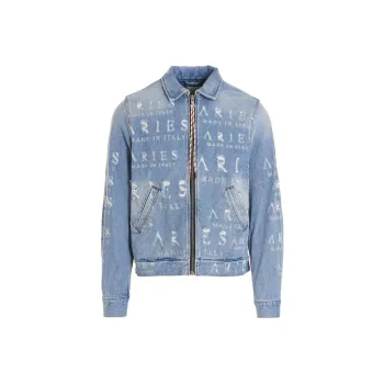 Aries Destroyed Denim Jacket
