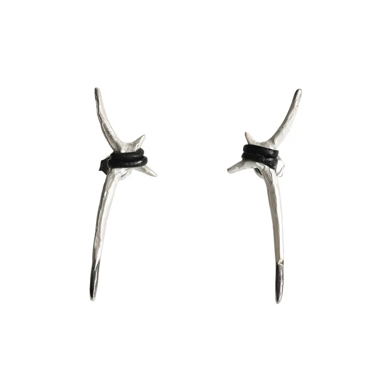 M.Wong Stud Earrings Unisex-0
