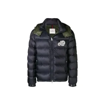 Moncler Down Jacket Men's Navy Blue