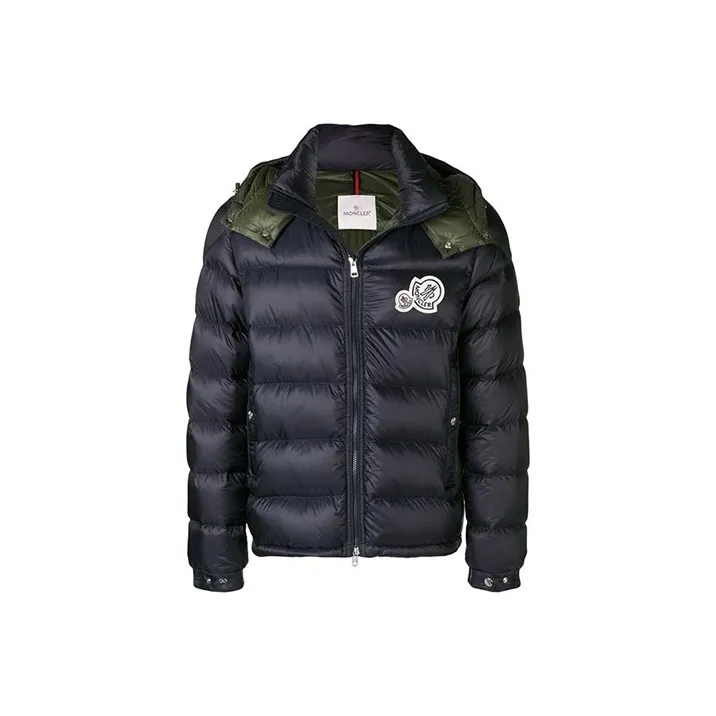 Moncler Down Jacket Men's Navy Blue-0