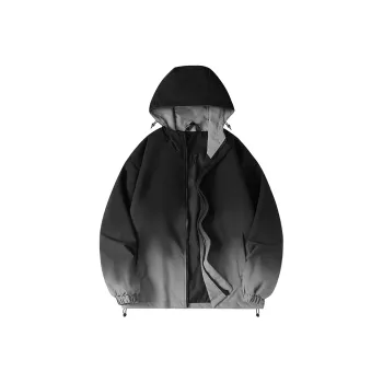 TELENT Hooded Casual Windbreaker Jacket Unisex