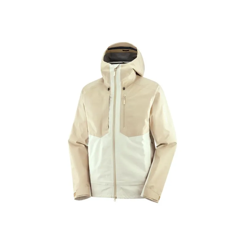 SALOMON OUTLINE 3L GTX® SHELL Jackets Coats Men's Earth Gray-0