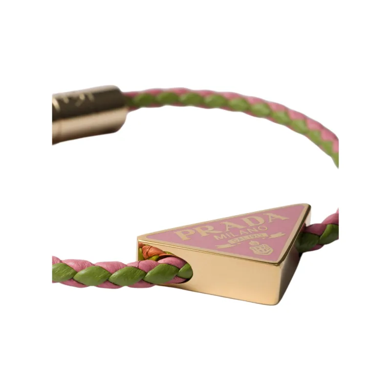 PRADA Leather Bracelets Women's Pink-1
