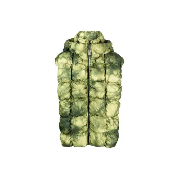 DIESEL W Ralle Sl Padded Vest Jacket With Hood