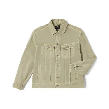 Lee SS23 Denim Jacket Spring Fall Men's Light Khaki