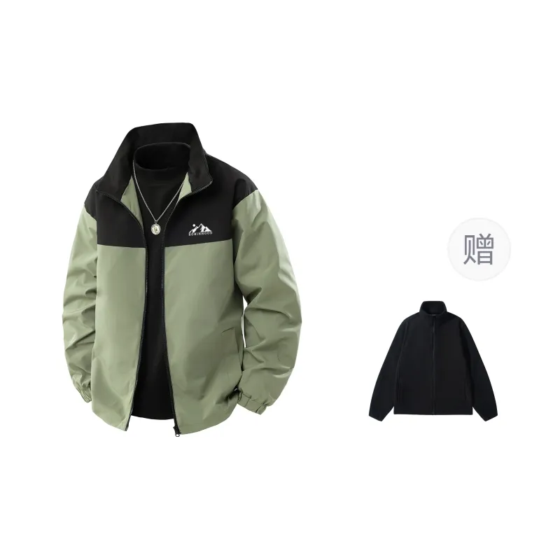 ROBINHOOD Water-Resistant Windproof Breathable Warm Water-Repellent Windbreaker Jacket Unisex-24
