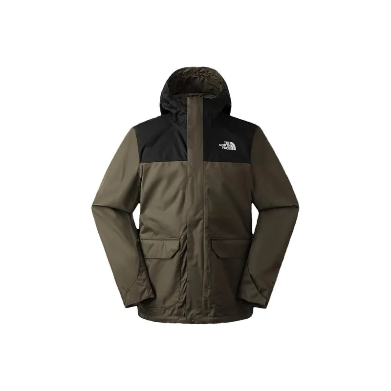THE NORTH FACE City Outdoor Collection Hiking Water Resistant Windproof Breathable Windbreaker Jacket Unisex Green-0