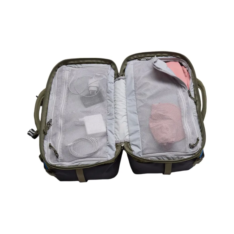 Fjallraven Recycled Nylon Travel Bag 45L Unisex Blue & Green-8