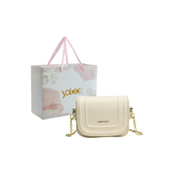 Yalu PU Shoulder Bag, Crossbody Bag Unisex White/Silver/Black/Pink/Sky Blue/Brown