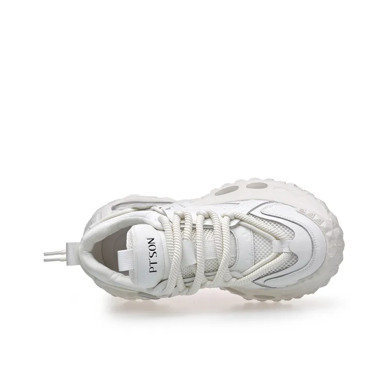 PT'SON Breathable Lightweight Height Increasing Low Top Chunky Sneakers Men's-7