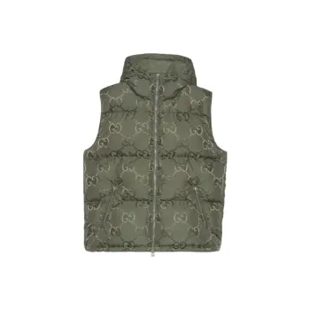 GUCCI Jumbo Gg Canvas Down Gilet