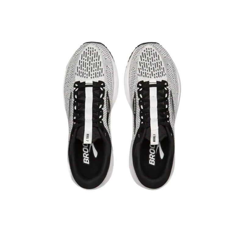 Brooks Revel 7 White Black-4