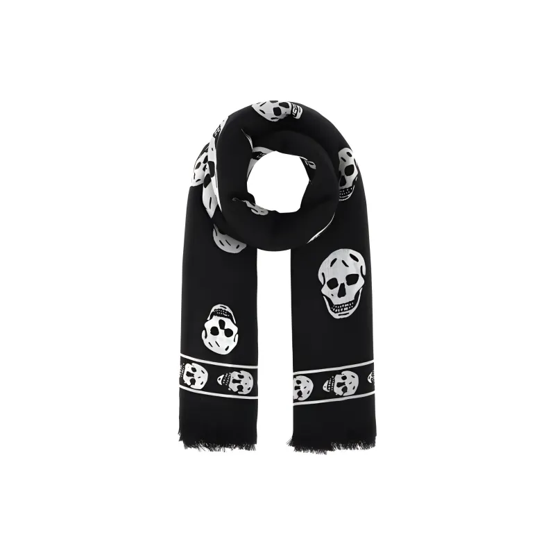 Alexander McQueen Skull Printed Scarf-0