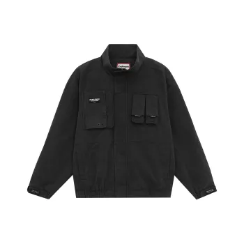 LUJIAMEN Denim Jackets Men Washed Black Choose According To Size Chart
