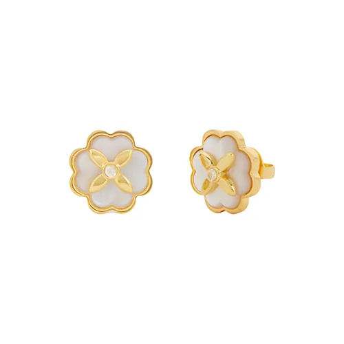 Kate Spade Copper Stud Earrings Women's Gold