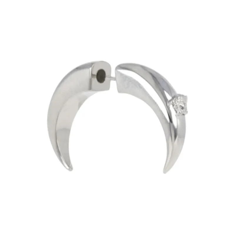 FANSIZHE Metal Earrings Women's Silver-1
