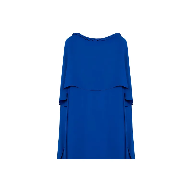 Valentino Short Sleeved Dresses Women's Blue-2