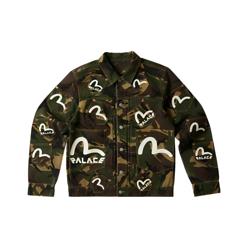 EVISU Denim Jacket Unisex Camouflage-0