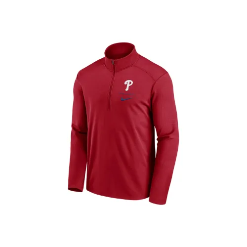Nike Philadelphia Phillies Franchise Pacer Jackets Coats Men's Red