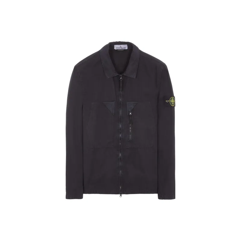 STONE ISLAND STONE ISLAND SS23 Nylon Meta Jackets Unisex Black Blue-0