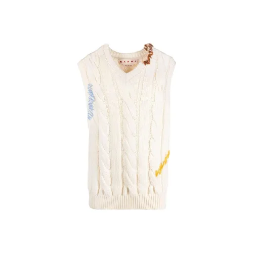 MARNI Sleeveless V Neck Sweater