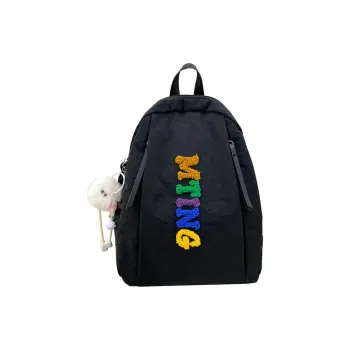 Alcohol Dragon Nylon Backpack Women's Multicolor