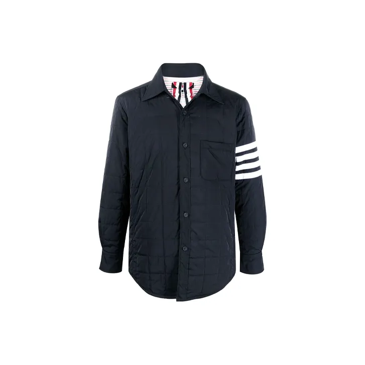 THOM BROWNE 4 Bar Stripe Shirt Jacket-0