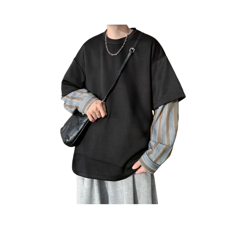 NEAR HERE Sweatshirt Unisex Navy Blue-7