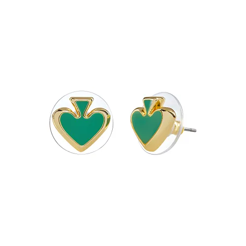 Kate Spade Copper Plastic Stud Earrings Women's Gold