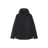 Black (Underarm Zippers Single Windbreaker Jacket without Liner)