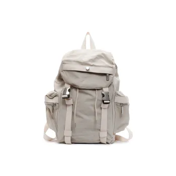Single Warehouse Fabric Backpack Regular Unisex Ecru/Gray/Khaki/Black