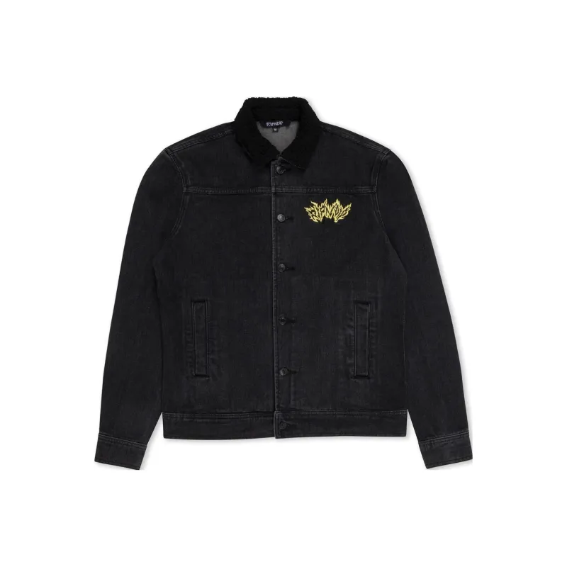 RIPNDIP Denim Jackets Unisex Black-0