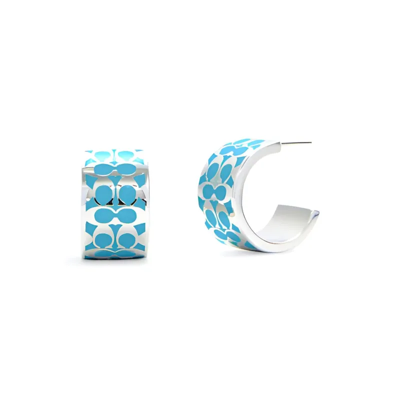 COACH Signature Earrings Women's-0