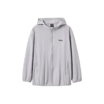 WAYNEXZAVIER Coat Jacket Men's Light Gray
