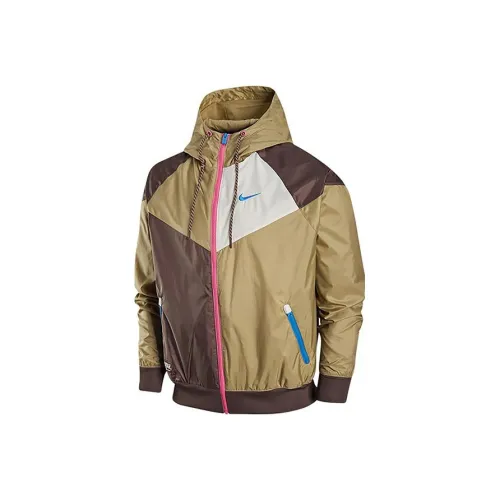 Nike Jackets Men Gray Brown