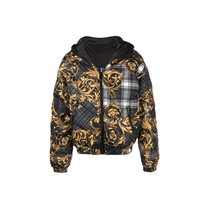VERSACE JEANS COUTURE Down Jacket Men's Black-0