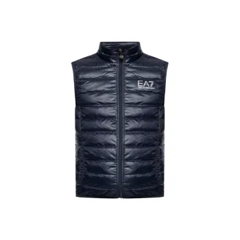 EMPORIO ARMANI Logo Printed Zipped Gilet