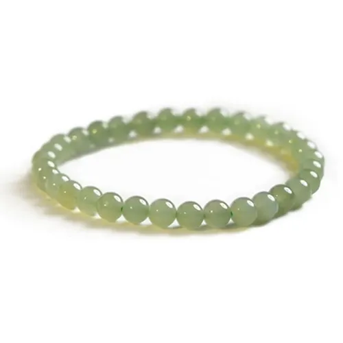 Asia Star Hetian Jade Bracelets Pale Greenish White Jade Women's